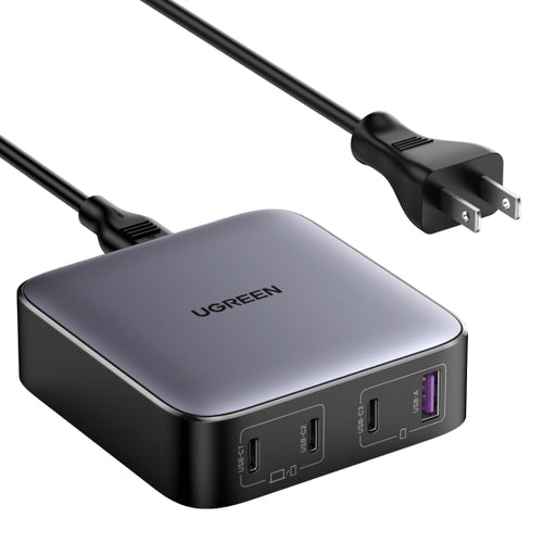 Ugreen 100W Desktop Headset, Mobile phone, Laptop, Smartwatch, Tablet Grey USB Fast charging Indoor