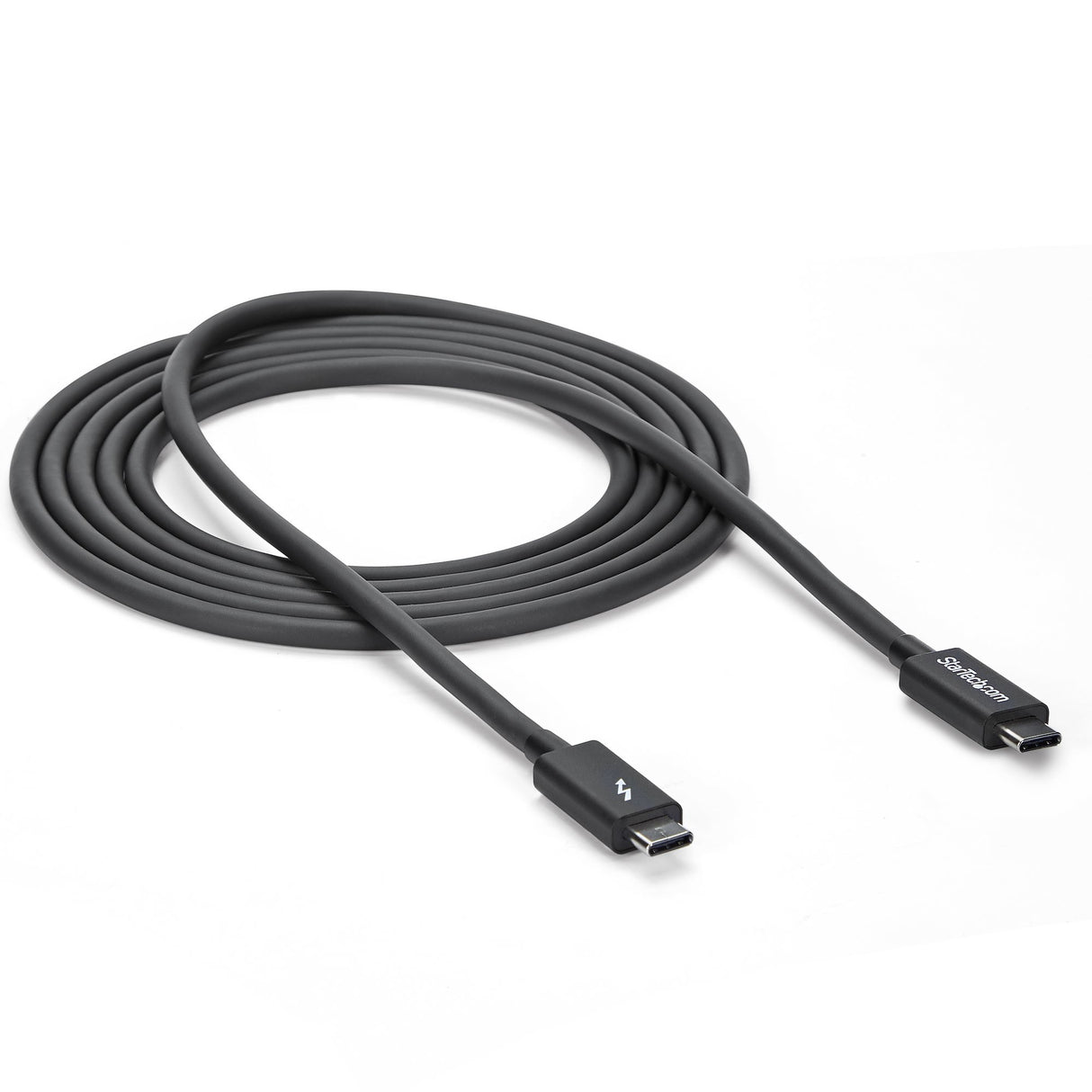 StarTech.com 2m (6.6ft) Thunderbolt 3 Cable, 20Gbps, 100W PD, 4K, Thunderbolt Certified, Compatible with Thunderbolt 4/USB 3.2/DisplayPort