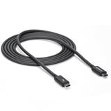 StarTech.com 2m (6.6ft) Thunderbolt 3 Cable, 20Gbps, 100W PD, 4K, Thunderbolt Certified, Compatible with Thunderbolt 4/USB 3.2/DisplayPort