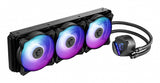 MSI MAG CORELIQUID 360R V2 Liquid CPU Cooler '360mm Radiator, 3x 120mm ARGB PWM Fan, ARGB lighting, Center Supported, Compatible with Intel and AMD Platforms, Latest LGA 1700 ready'