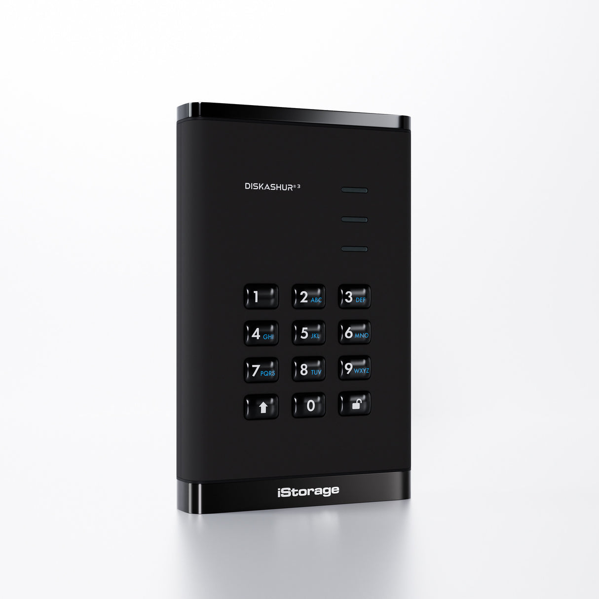 iStorage diskAshur³ SSD 2TB Black | Secure Portable Solid State Drive | FIPS 140-3 Level 3 Complaint |Common Criteria EAL 5+ | PIN protected | AES-XTS 256-bit hardware encryption | GDPR, TAA Compliant | Dust/Water Resistant