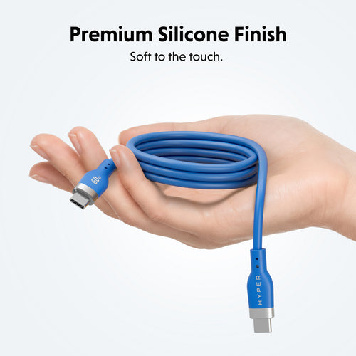 Targus HyperJuice Flex USB cable USB 2.0 1.5 m USB C 0.48 Gbit/s 60 W Blue