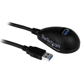 StarTech.com 5 ft Black Desktop SuperSpeed USB 3.0 (5Gbps) Extension Cable - A to A M/F