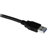 StarTech.com 5 ft Black Desktop SuperSpeed USB 3.0 (5Gbps) Extension Cable - A to A M/F