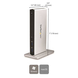 StarTech.com Dual-Monitor USB 3.0 Docking Station with DVI and Vertical Stand