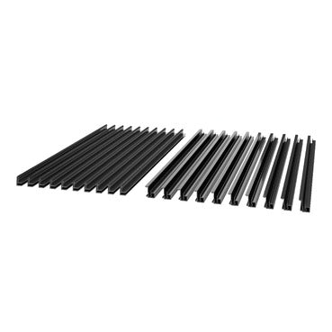 APC NetShelter Aisle Containment, Panel Mounting Rail A&B, Set of 10, Black