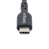 StarTech.com 3ft (91cm) USB-C Charging Cable, Charge & Sync, 60W (3A) PD, USB 2.0 Laptop Charger Cable, TPE Jacket - Black USB C Charging Cord