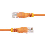 StarTech.com Cat5e Patch Cable with Molded RJ45 Connectors - 15 ft. - Orange