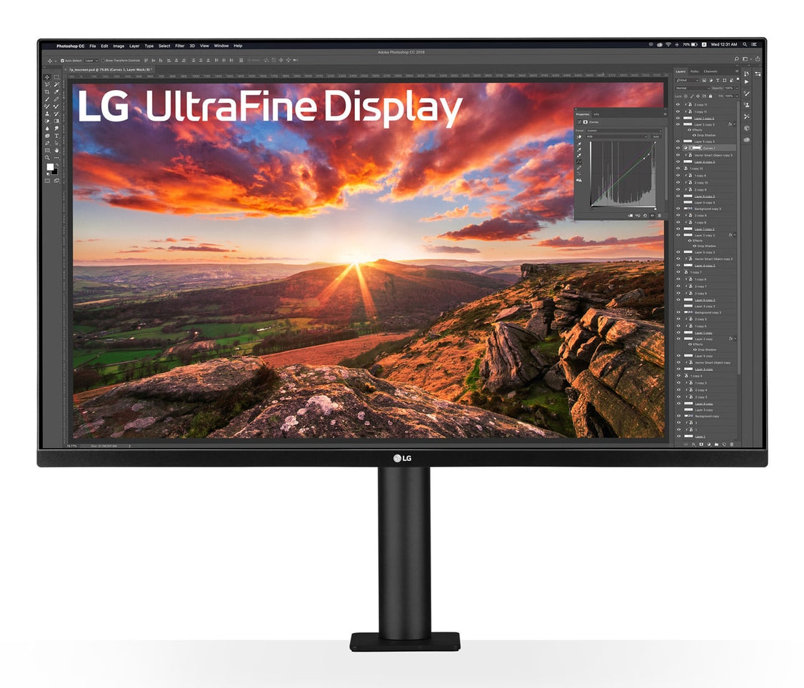 LG 32UN880K-B computer monitor 80 cm (31.5") 3840 x 2160 pixels 4K Ultra HD LCD Black