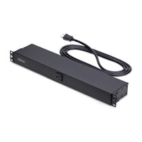 StarTech.com 13-Outlet Rackmount PDU, 1U Server Power Strip with 1x Front and 12x Rear Ports, Mounted Power Distribution Unit for 19-Inch Racks and Cabinets