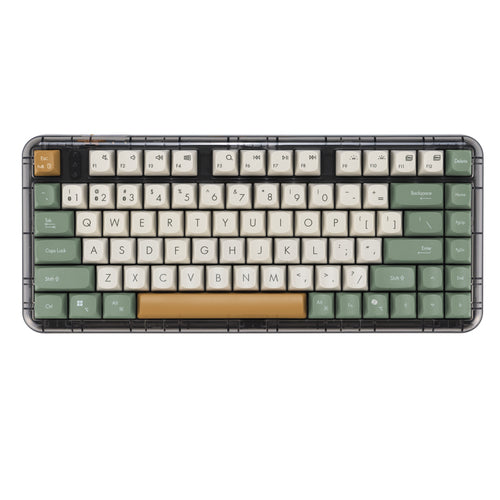 ASUS Jelly75 KD201 /MK-WH/US/80 keyboard Universal USB + RF Wireless + Bluetooth Green, Beige, Orange