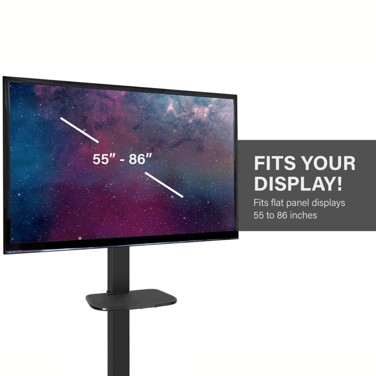 Chief Fit Mobile Cart for Interactive Displays