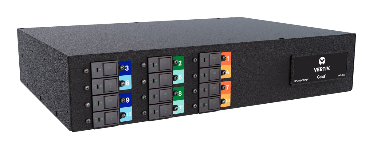 Vertiv PowerIT rack power distribution unit, 43.4kW, 3P+N+E (IP44) plug, TAA Compliance, RoHS, China RoHS, UL/CE dual listed