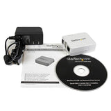 StarTech.com 1 Port USB Wireless N Network Print Server with 10/100 Mbps Ethernet Port - 802.11 b/g/n - TAA
