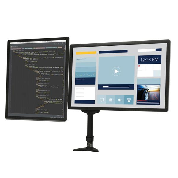 StarTech.com Desk-Mount Dual Monitor Arm - Articulating - For up to 24" (29.9lb/13.6kg) Displays