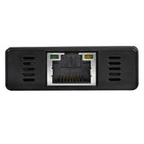 StarTech.com 3-Port Portable USB 3.0 Hub plus Gigabit Ethernet - 5Gbps - Aluminum with Built-in Cable - TAA