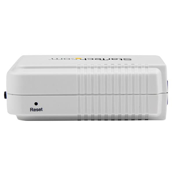 StarTech.com 1 Port USB Wireless N Network Print Server with 10/100 Mbps Ethernet Port - 802.11 b/g/n - TAA