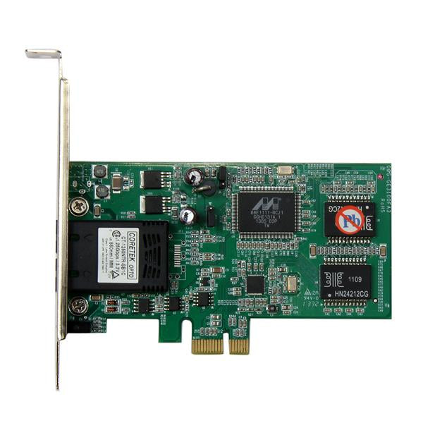StarTech.com PCI Express (PCIe) Gigabit Ethernet Multimode SC Fiber Network Card Adapter NIC - 550m - TAA