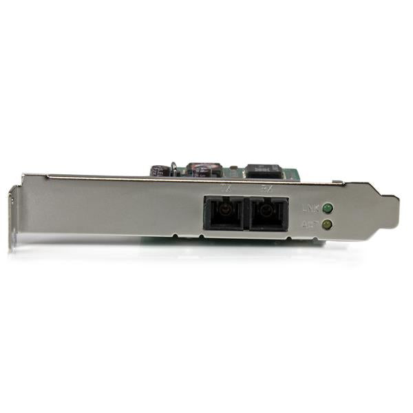 StarTech.com PCI Express (PCIe) Gigabit Ethernet Multimode SC Fiber Network Card Adapter NIC - 550m - TAA