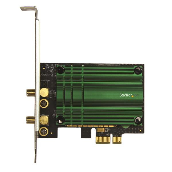 StarTech.com PCI Express AC1200 Dual Band Wireless-AC Network Adapter - PCIe 802.11ac WiFi Card - TAA