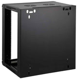 Intellinet 19" Network Cabinet - Wall Mount (Standard), 6U, 450mm Deep, Black, Flatpack, Max 60kg, Suitable also for use on desk or floor, Usable Depth 270mm to 350mm, Metal & Glass Door, Back Panel, Removeable Sides,Parts for wall installation not...