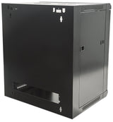 Intellinet 19" Network Cabinet - Wall Mount (Standard), 12U, 450mm Deep, Black, Flatpack, Max 60kg, Suitable also for use on desk or floor, Usable Depth 270mm to 350mm, Metal & Glass Door, Back Panel, Removeable Sides,Parts for wall installation not...