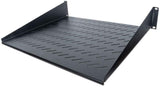 Intellinet 19" Cantilever Shelf, 2U, 2-Point Front Mount, 400mm Depth, Vented, Max 25kg, Black, Three Year Warranty