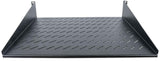 Intellinet 19" Cantilever Shelf, 2U, 2-Point Front Mount, 400mm Depth, Vented, Max 25kg, Black, Three Year Warranty