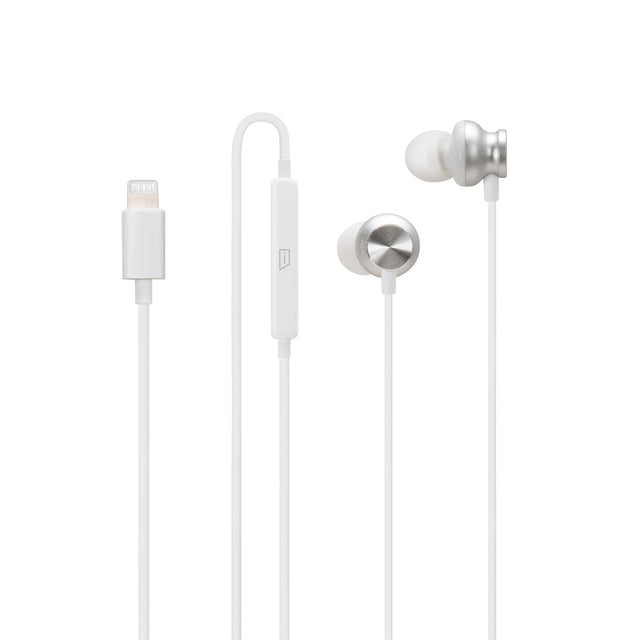 Targus iStore Lightning Headset Wired In-ear Calls/Music White, Silver