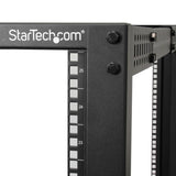 StarTech.com 25U 4-Post Server Rack, 19in Open Frame Rack with 40in (101cm) Mounting Depth and 1200lb (544kg) Weight Capacity, Mobile or Floor Mount IT Rack
