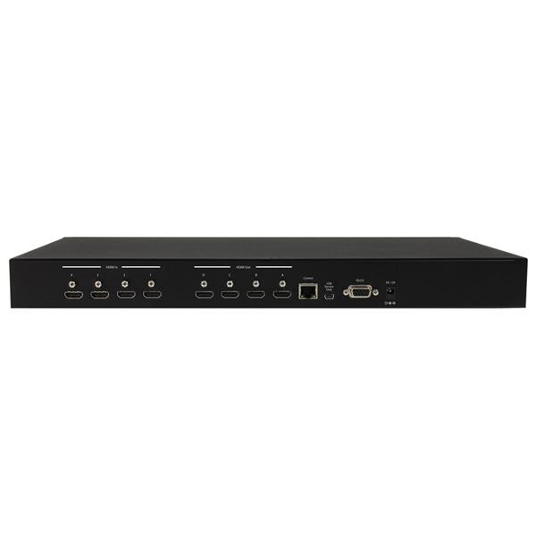 StarTech.com 4x4 HDMI Matrix Switch with Picture-and-Picture Multiviewer or Video Wall - TAA