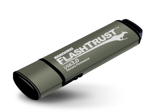iStorage Kanguru FlashTrust™ USB 3.0 128 GB |Secure Flash Drive| Secure Firmware | Physical Write Protect Switch |Protects Against BadUSB | Compliance with NIST requirements for implementation