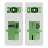 StarTech.com SC to SC Coupler 10 Pack, OS2 Single Mode SC Fiber Optic Coupler with Flange, SC/APC Simplex Adapter