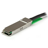 StarTech.com MSA Uncoded Compatible 2m 40G QSFP+ to QSFP+ Direct Attach Breakout Cable Twinax - 40 GbE QSFP+ Copper DAC 40 Gbps Low Power Passive Transceiver Module DAC - TAA