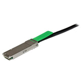 StarTech.com MSA Uncoded Compatible 2m 40G QSFP+ to QSFP+ Direct Attach Breakout Cable Twinax - 40 GbE QSFP+ Copper DAC 40 Gbps Low Power Passive Transceiver Module DAC - TAA