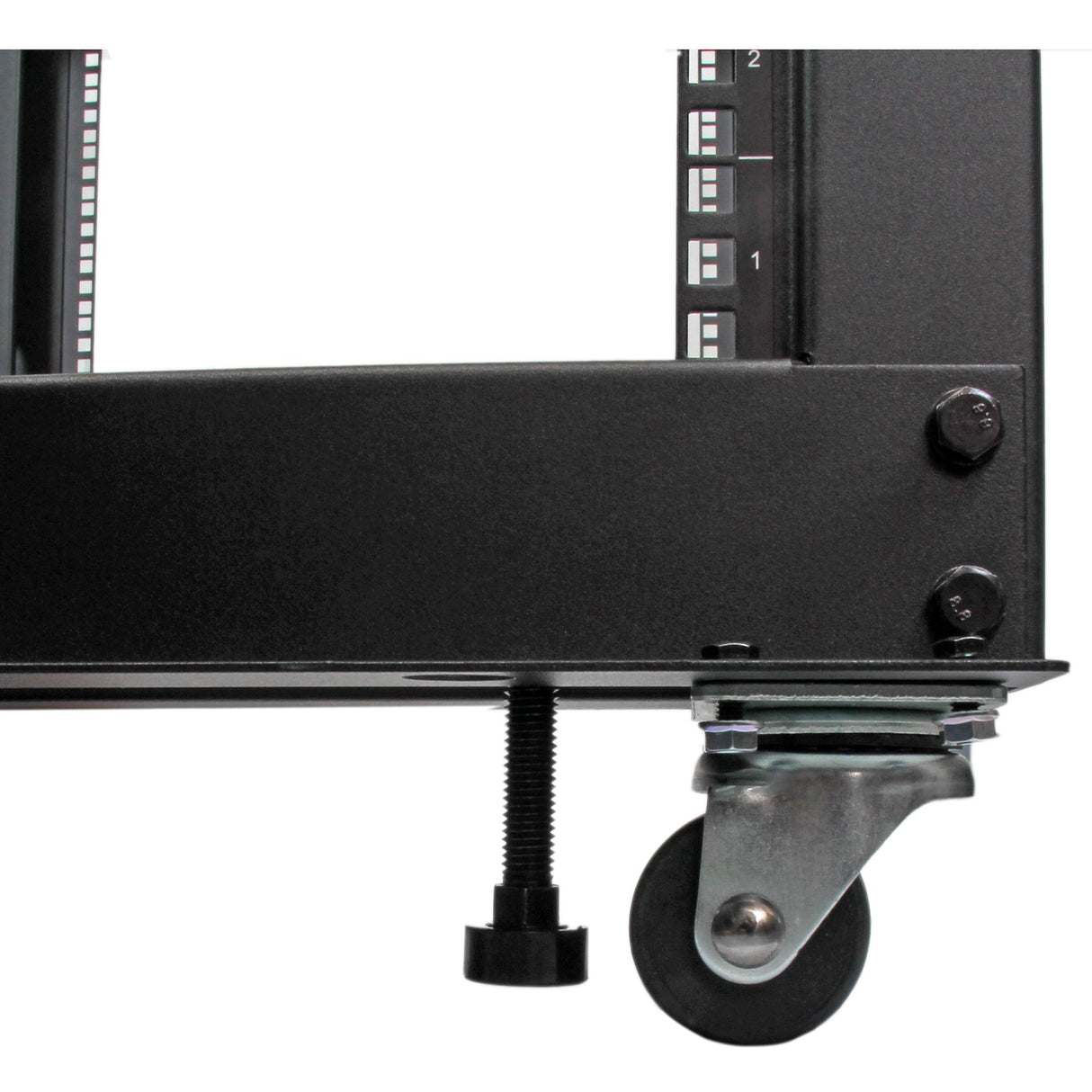 StarTech.com 12U 4-Post Server Rack, 19in Open Frame Rack with 40in (101cm) Mounting Depth and 1200lb (544kg) Weight Capacity, Mobile or Floor Mount IT Rack