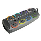 Kensington K62690NA surge protector Black, Multicolour 8 AC outlet(s) 2.4 m