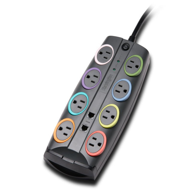 Kensington K62691NA surge protector Multicolour 8 AC outlet(s) 2.4 m