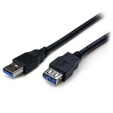 StarTech.com 2m Black SuperSpeed USB 3.0 (5Gbps) Extension Cable A to A - M/F