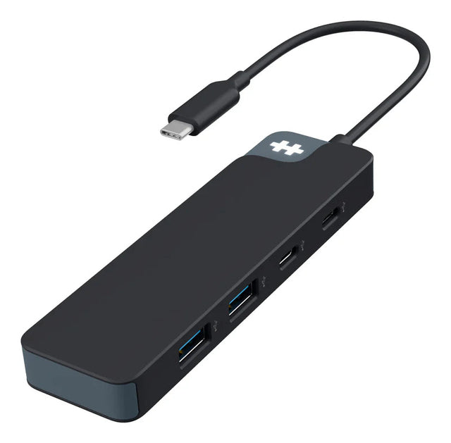 Targus HyperDrive Flex 4 Port USB-C Combo Hub USB 2.0 Type-C 5000 Mbit/s Black