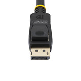 StarTech.com 10ft (3m) VESA Certified DisplayPort Cable - 10 Pack - DisplayPort 1.2 Cord with Latches, 4K 60Hz UHD, DP to DP Cable for Monitor, Latching DP Connectors