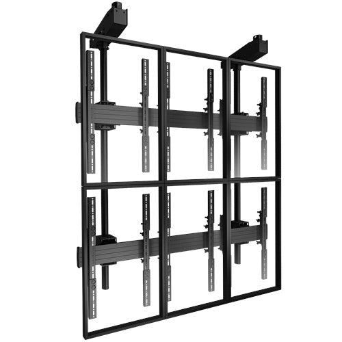 Chief Fusion® Portrait Micro-Adjustable Large Ceiling Mounted 3 x 2 Video Wall Solutions