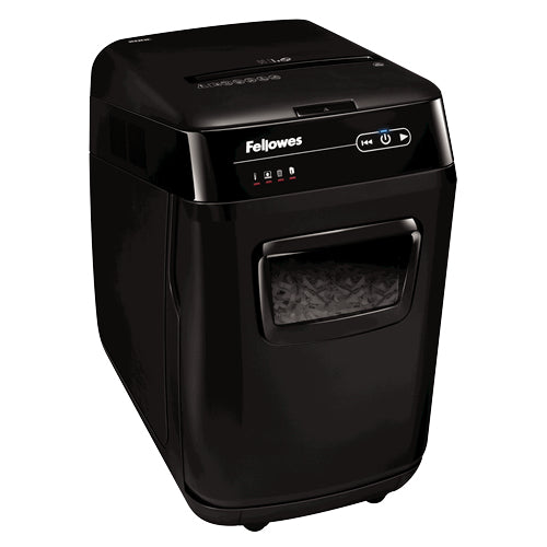 Fellowes AutoMax 200C paper shredder Cross shredding 60 dB 22.9 cm Black