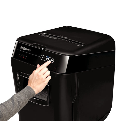 Fellowes AutoMax 200C paper shredder Cross shredding 60 dB 22.9 cm Black
