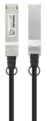 Intellinet 2m 40G QSFP+ Passive Direct Attach Copper Twinax Cable 30AWG MSA QSFP-H40G-CU2M compatible
