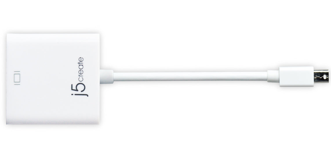 j5create Mini DisplayPort/DVI 0.1 m White