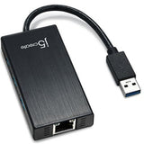 j5create JUH470 USB 3.0 Gigabit Ethernet & 3-Port Hub
