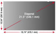 Viewsonic VSPF2150 display privacy filter 54.6 cm (21.5") Frameless display privacy filter