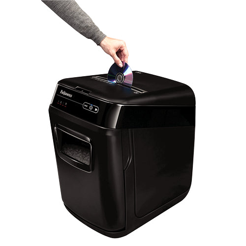 Fellowes AutoMax 130C paper shredder Cross shredding 60 dB Black