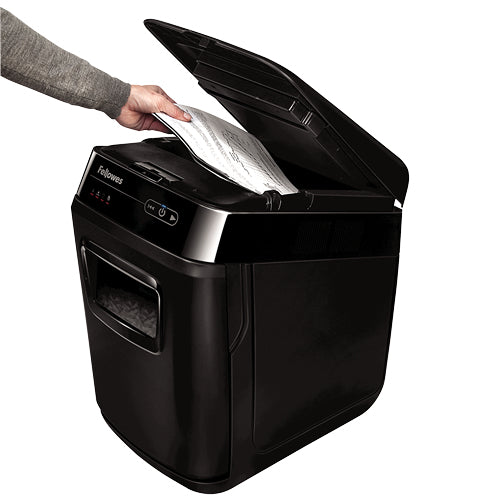 Fellowes AutoMax 130C paper shredder Cross shredding 60 dB Black